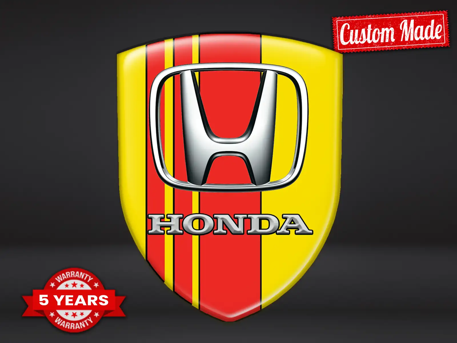 Honda Fensteraufkleber Eigen Max Haltbar Modern Pro Stil